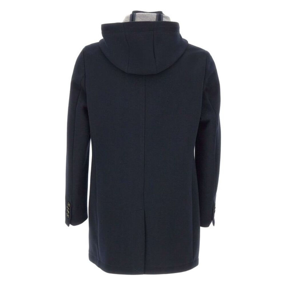 Manuel Ritz Men Wool Coat - Picture 3 of 4